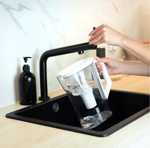 Wessper D3 Slim FutureFlow AquaClassic vízszűrő kancsó + 1x Wessper Filter (FEHÉR)