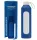 Wessper Activemax Crystalline B1 Borosilicate motivációs üvegpalack, 1 literes, sötétkék (WES260-NB)