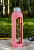 Wessper Activemax Crystalline motivációs üvegpalack 1l, rózsaszín (WES260-PK)