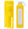 Wessper B1 BOROSILICATE motivációs üvegpalack, 1L, sárga (WES260-YL)