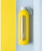 Wessper B1 BOROSILICATE motivációs üvegpalack, 1L, sárga (WES260-YL)