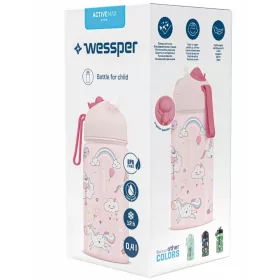 Wessper ActiveMax Kids Unikornis Gyerek kulacs 410 ml (WES267-UNI)