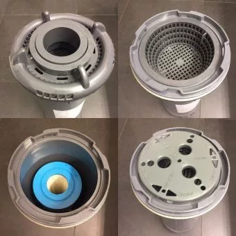 WF-158 EGO³ whirlpool szűrő felültöltő fedele fehér (üres patron)