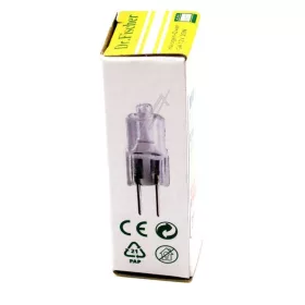 Halogén Sütőlámpa Sütőhöz – Dr. Fischer 12V 20W G4 – 300°C-ig hőálló (00157311 kompatibilis)