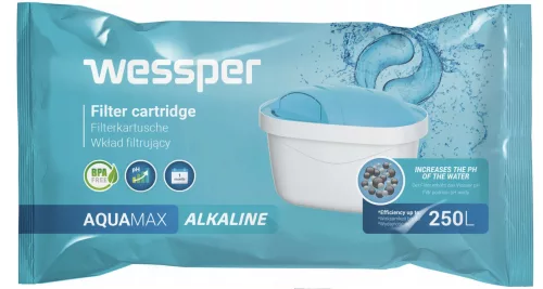 Wessper AquaMax Alkaline lúgos vízszűrő patron, 4 db (WES003-ALKALINE)