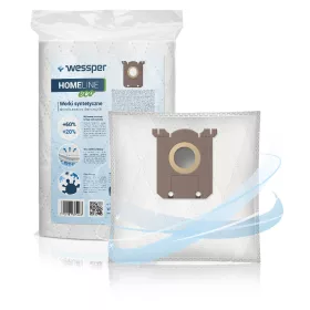   Wessper HomeLine eco Porzsák Philips / AEG-Electrolux porszívókhoz - 4 db + 1 szűrő - Szintetikus