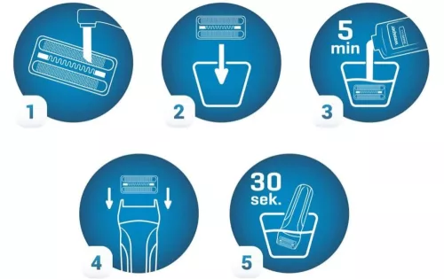 Wessper ShaveMax borotva tisztító folyadék, Citrom, 1000 ml (wes111)