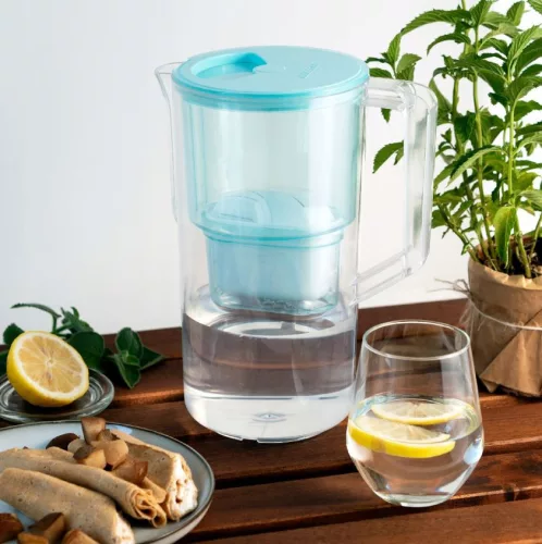 Wessper AquaMax Basic szűrőkancsó 2,5 l +ajándék vízszűrő (menta)