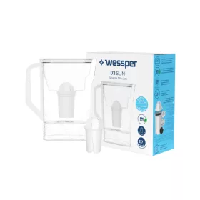   Wessper D3 Slim AquaClassic kancsó 2,7L szűrővel, fehér színű