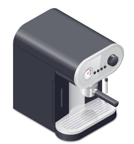 espresso kávégép, modellnév, szériaszám